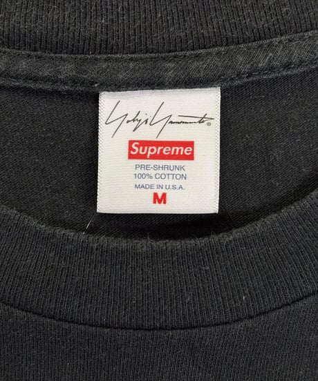 yohji yamamoto X SUPREME ロゴプリントTシャツ（H-T-163xxx）
