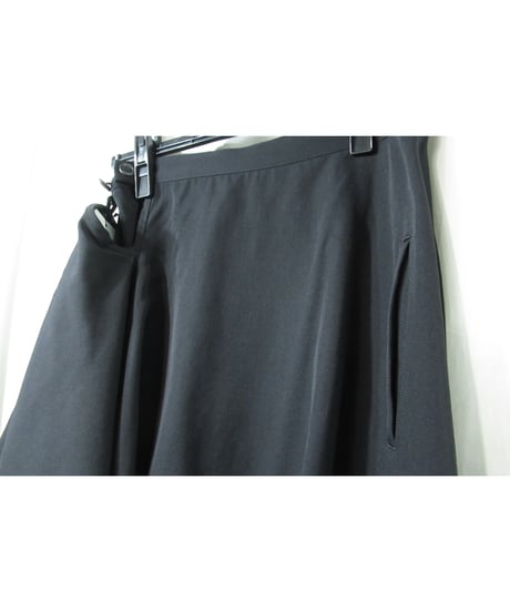 18aw yohji yamamoto femme アシメトリーデザイン サルエル ラップパンツ（FV-P07-100）