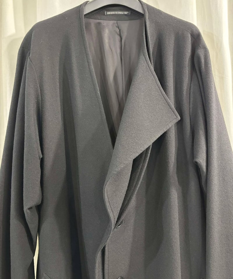 2022AW yohji yamamoto pour homme レイヤードコートドレス（HE