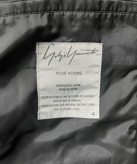 2003AW yohji yamamoto pour homme ライダースジャケット（HU-J24-166）