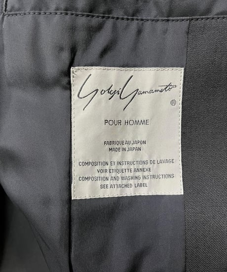 2019AW yohji yamamoto pour homme 04-05AW REPLICA ジッパー付きジャケット（HC-J94-537）