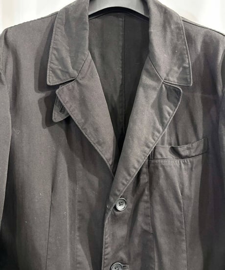 2022SS yohji yamamoto pour homme 脇ファスナーロングジャケット（HG-J56-037）