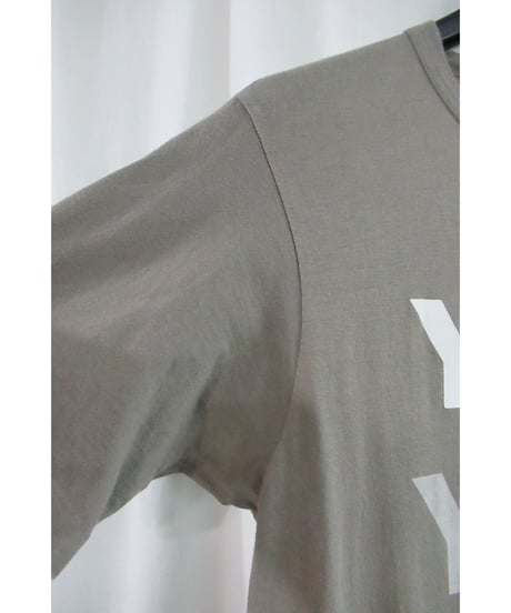 11ss yohji yamamoto pour homme カーキ ロゴ入りカットソー HO-T86-794