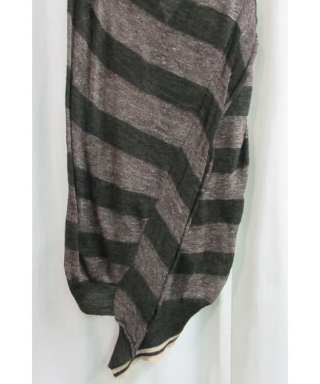 新品 09ss yohji yamamoto femme ボーダーデザインニット FV-K10-352