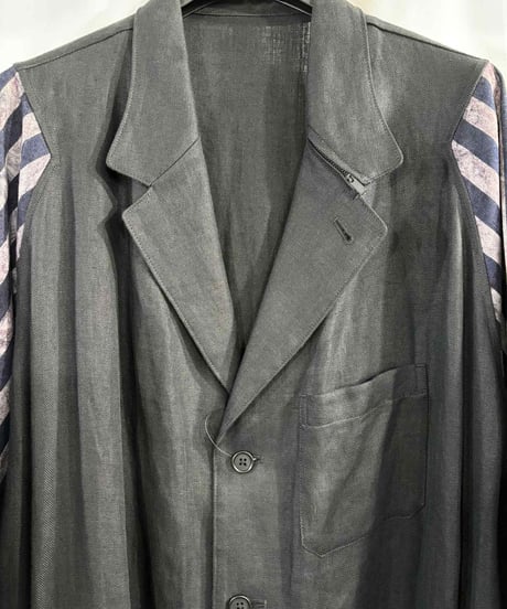 美品 2018SS yohji yamamoto pour homme 袖切替ジャケット（HW-B25-807）