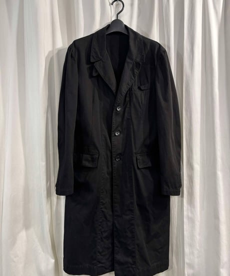 2022SS yohji yamamoto pour homme 脇ファスナーロングジャケット（HG-J56-037）