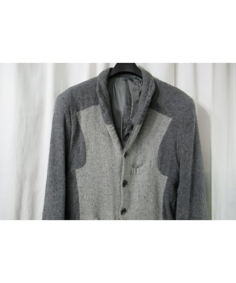 激レア AD1994 COMME des GARCONS HOMME PLUS 縮絨 切替えデザインジャケット PJ-04026S