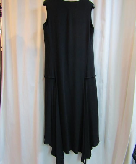 yohji yamamoto +noir アシメトリーデザインワンピース NN-D03-412