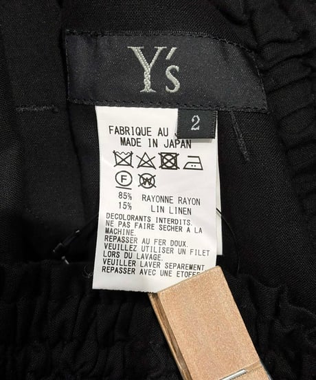 Y's yohji yamamoto サルエルパンツ（YS-P14-201）