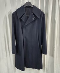 2020aw yohji yamamoto pour homme スナップ釦 黒 ベルト付き コート （HR-C31-146）
