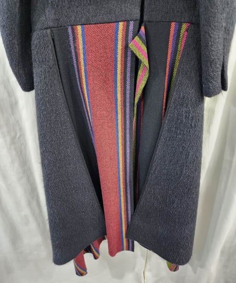 美品1995aw yohji yamamoto femme M's collection  vintage レイヤードロングジャケット (FE-J20-121)