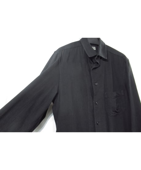 16aw yohji yamamoto pour homme コットン ポケットデザイン ロングブラウス（HR-B41-038）