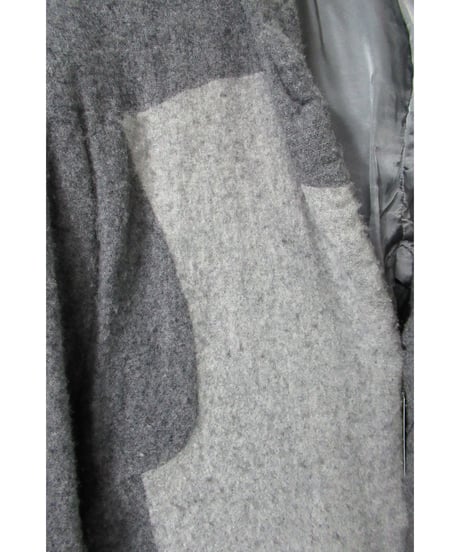 激レア AD1994 COMME des GARCONS HOMME PLUS 縮絨 切替えデザインジャケット PJ-04026S