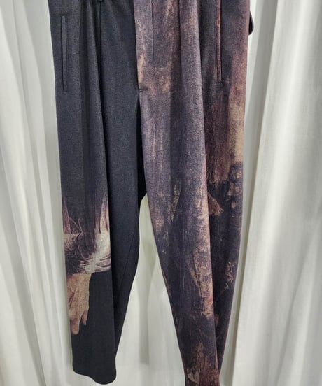 2022aw yohji yamamoto pour homme ズジスワフ・ベクシンスキープリントパンツ (HE-P24-824)