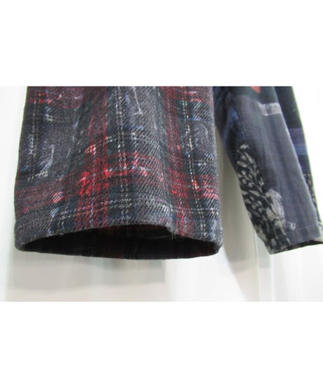 20aw yohji yamamoto pour homme 総柄デザイン ワイドテーパードパンツ（HR-P55-834）