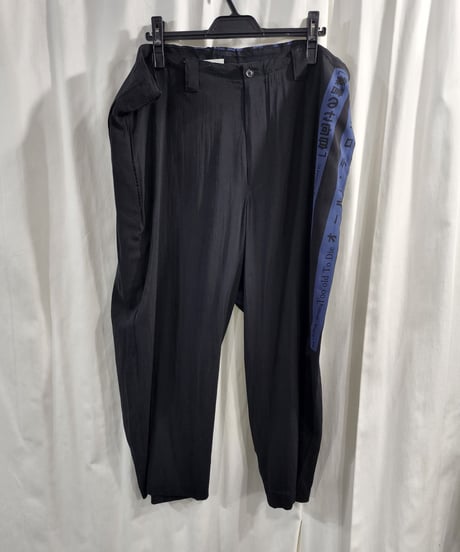 18ss yohji yamamoto pour homme プリントパンツ　(HW-P42-226)
