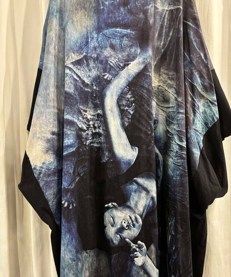 美品 2022AW yohji yamamoto pour homme X ベクシンスキー ケープ（HE-T76-083）