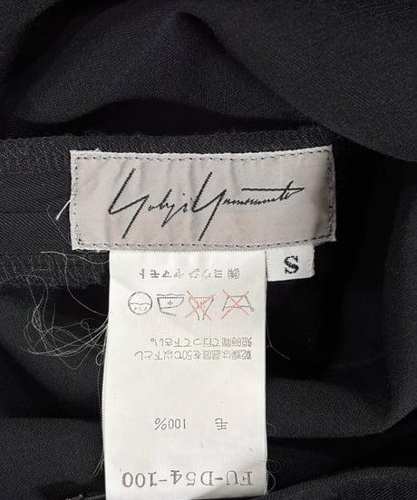 1997SS yohji yamamoto femme vintage ノ－スリーブワンピース（FU-D54-100(S)）