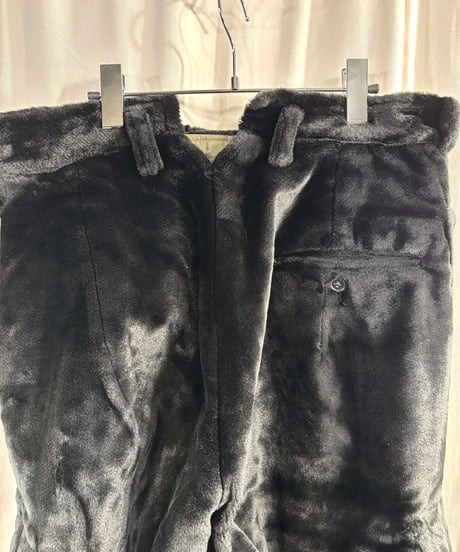 1997AW yohji yamamoto pour homme vintage ミリタリーフェイクファーパンツ（HI-P33-916）