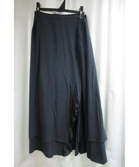 yohji yamamoto +noir レイヤードデザインフレアスカート NB-S02-201