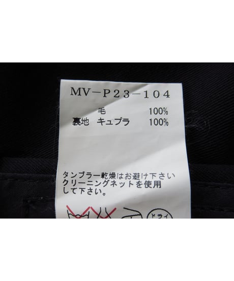 Y’s for men yohji yamamoto シンプルテーパードパンツ（MV-P23-104）
