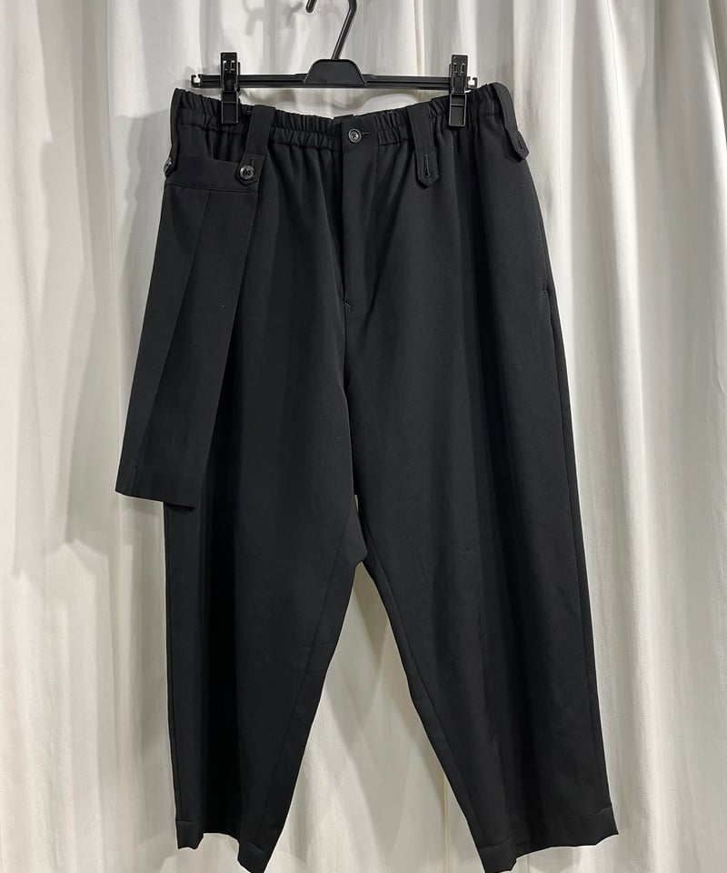 2018SS yohji yamamoto pour homme スカート付デザインパンツ ( 2018SS yohji yamamoto pour homme スカート付デザインパンツ (