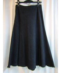 yohji yamamoto +noir 裾切りっぱなしAラインスカート NU-S19-173