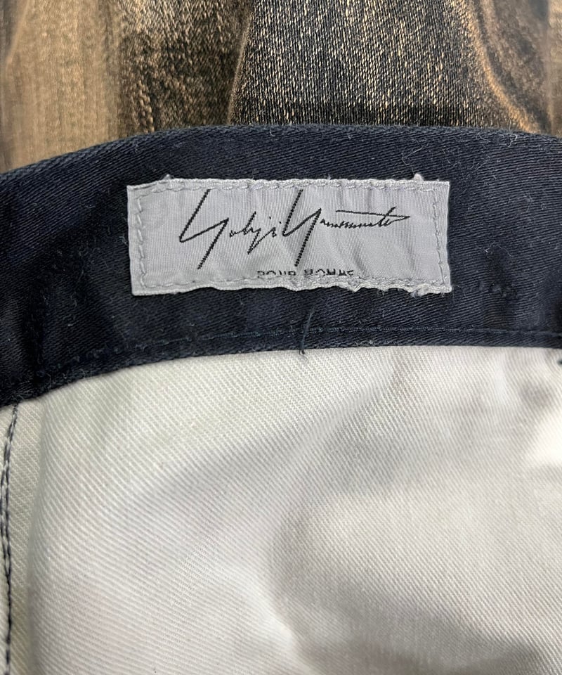 2002AW yohji yamamoto pour homme デザインデニムパンツ(HM- 2002AW yohji yamamoto pour homme デザインデニムパンツ(HM-