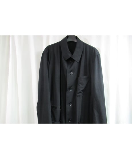15ss yohji yamamoto pour homme ビッグポケット ロングジャケット HU-J66-100