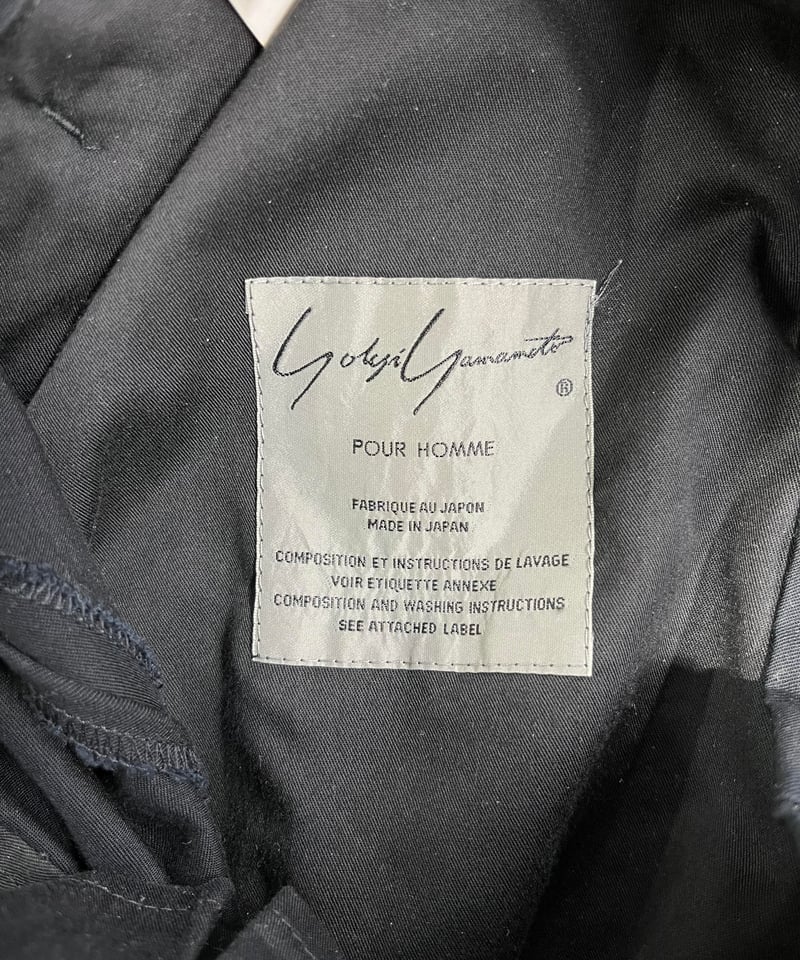 2017SS yohji yamamoto pour homme レプリカワイドパンツ（HD-