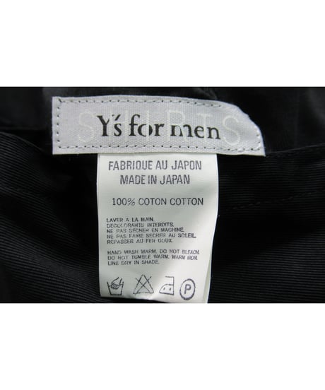 Y’s for men SHIRTS yohji yamamoto ミリタリーデザイン コンビネゾン（MJ-D30-057）