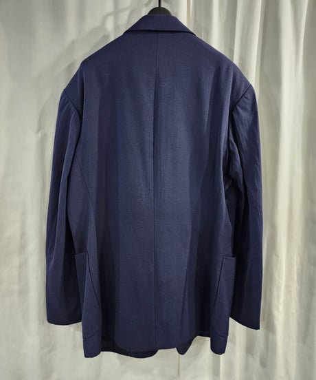1988aw yohji yamamoto pour homme 紺 ビートルズ 3釦 ジャケット  (yy-j001)