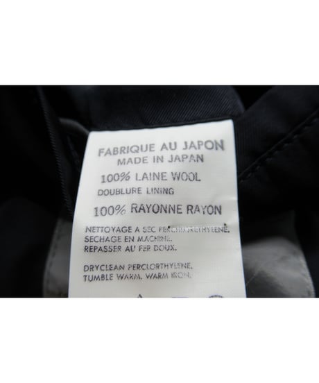 1995aw yohji yamamoto pour homme vintage 鹿鳴館 紺 デザインジャケット（HE-J19-129）