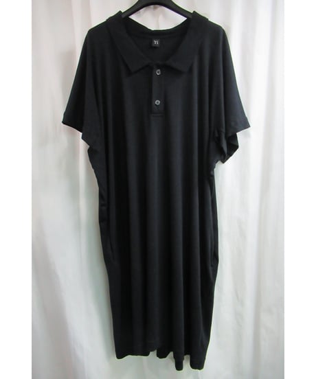 Y's yohji yamamoto カットソーデザインシャツワンピース YN-T47-973