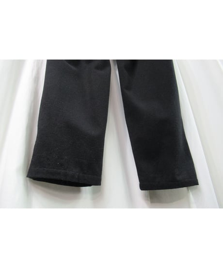 yohji yamamoto pour homme 黒 レプリカ アイレットヒモワイドパンツ（HN-P15-121）