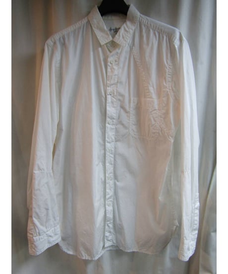 11ss yohji yamamoto pour homme 切替デザインブラウス HO-B23-013