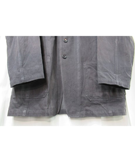 94ss yohji yamamoto pour homme vintage グレー パチポケットデザイン コットンジャケット（HT-J81-005）