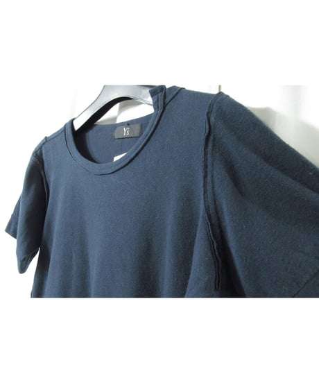 Y’s yohji yamamoto 紺 シンプルデザインカットソー（YO-T74-966）