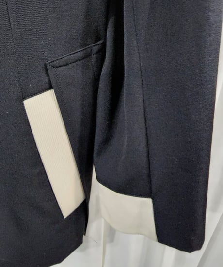 04ss yohji yamamoto pour homme  セットアップカラー釦スーツ  (HZ-J72-100)