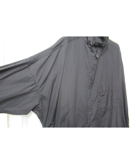 20ss yohji yamamoto pour homme スタンドカラー ダブルファスナーデザイン ロングブラウス（HN-B05-001）