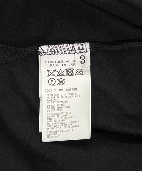 2023SS yohji yamamoto pour homme ロングカットソー（HZ-T92-999）