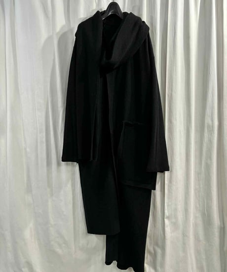 2020AW yohji yamamoto pour homme ストール付きロングニット（HR-T16-177）
