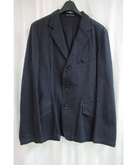 16ss yohji yamamoto pour homme 紺 バックファスナーデザインジャケット 4 HO-J71-042