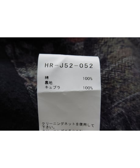 20aw yohji yamamoto pour homme コットン 総柄デザインジャケット（HR-J52-052）