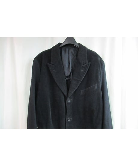 AD1994 COMME des GARCONS HOMME PLUS 縮絨 フロントジッパー 切替コーデュロイジャケット⑦ PJ-04003S