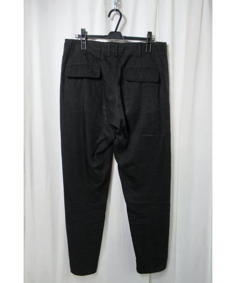 09ss yohji yamamoto pour homme バックフラップポケットデザイン テーパードパンツ（HV-P23-301）