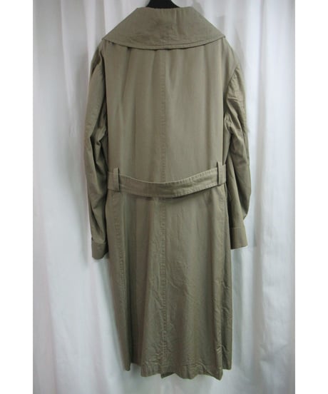 yohji yamamoto pour homme ベージュ へちま襟ロングコート HB-C07-040