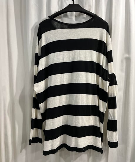 yohji yamamoto pour homme ボーダーカットソー（HR-T48-084）