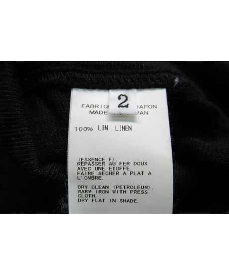10ss yohji yamamoto pour homme 麻 スタンドカラージャケット（HJ-J60-352）