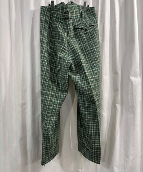 1980's yohji yamamoto pour homme vintage チェック柄パンツ（H-P-135xxx）